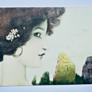 Art nouveau jugendstil jeune femme Raphaël KIRCHNER