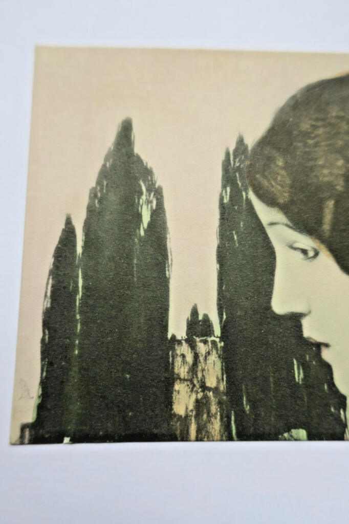 Jugendstil-Kanne mit junger Frauenfigur
