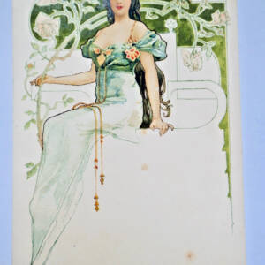 art nouveau muse LA ROSE