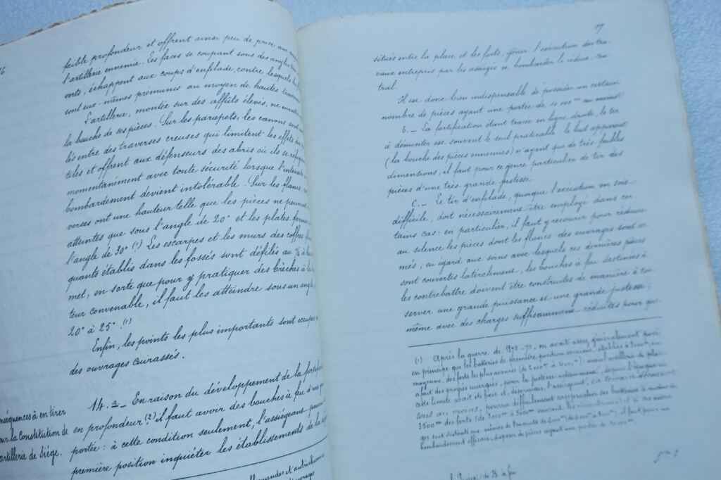 Artillerie Instruction provisoire sur le Projet de Bouche à feu 1880