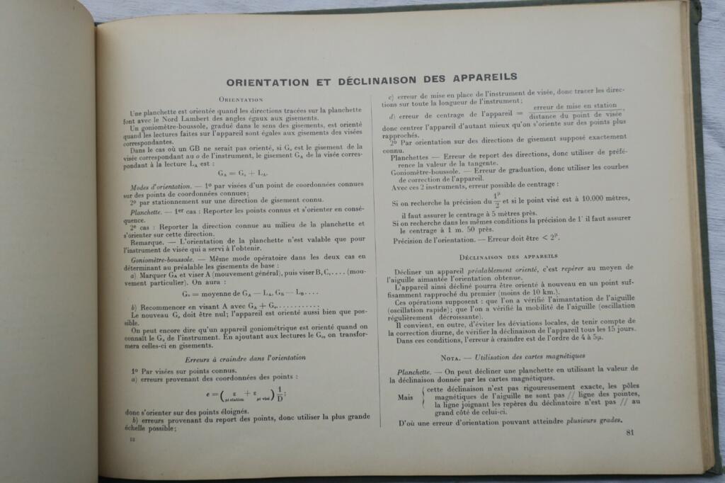 Military training in artillery methods