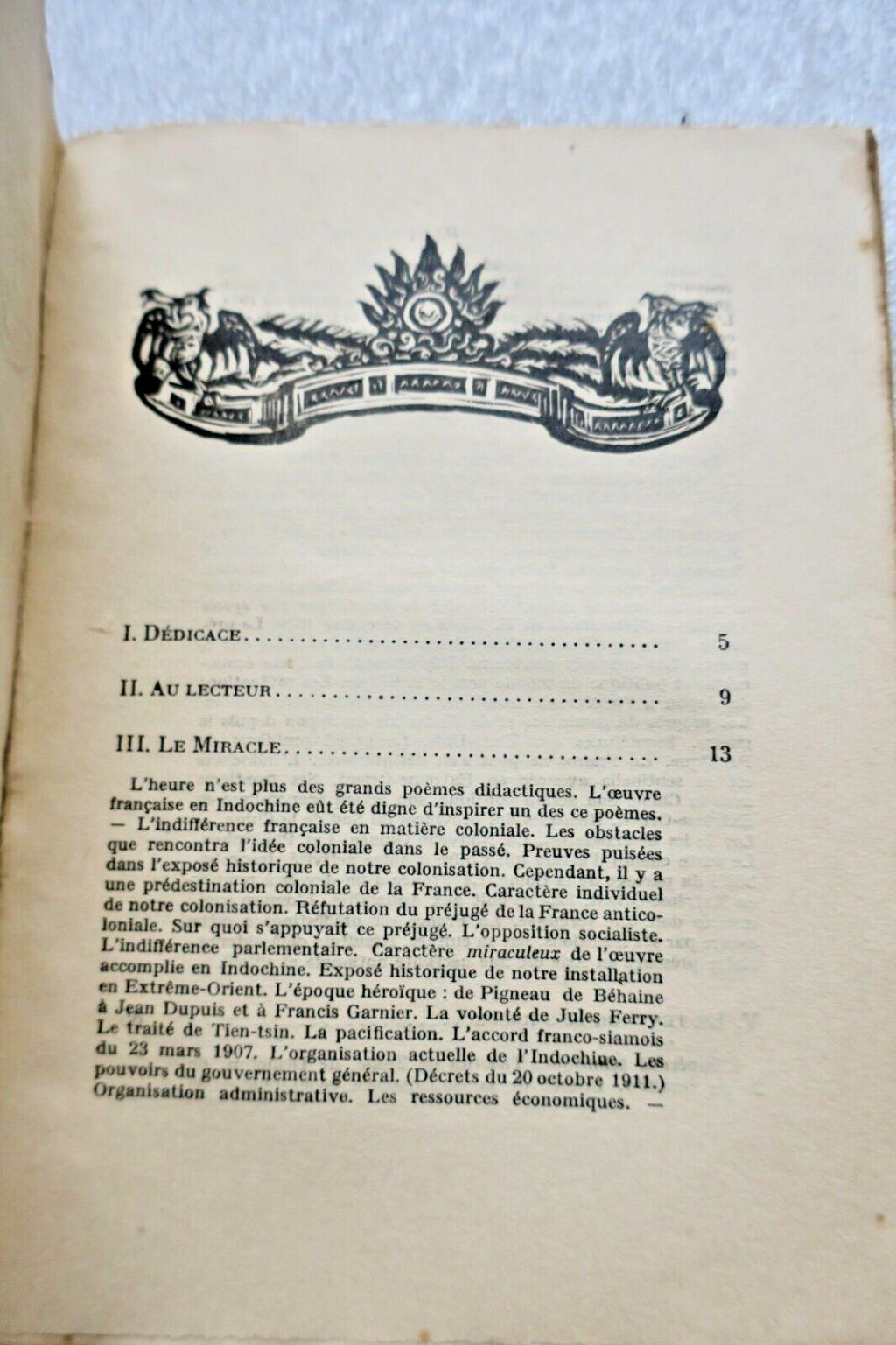 ASIE REGISMANSET (Charles) Le Miracle Français en Asie 1922
