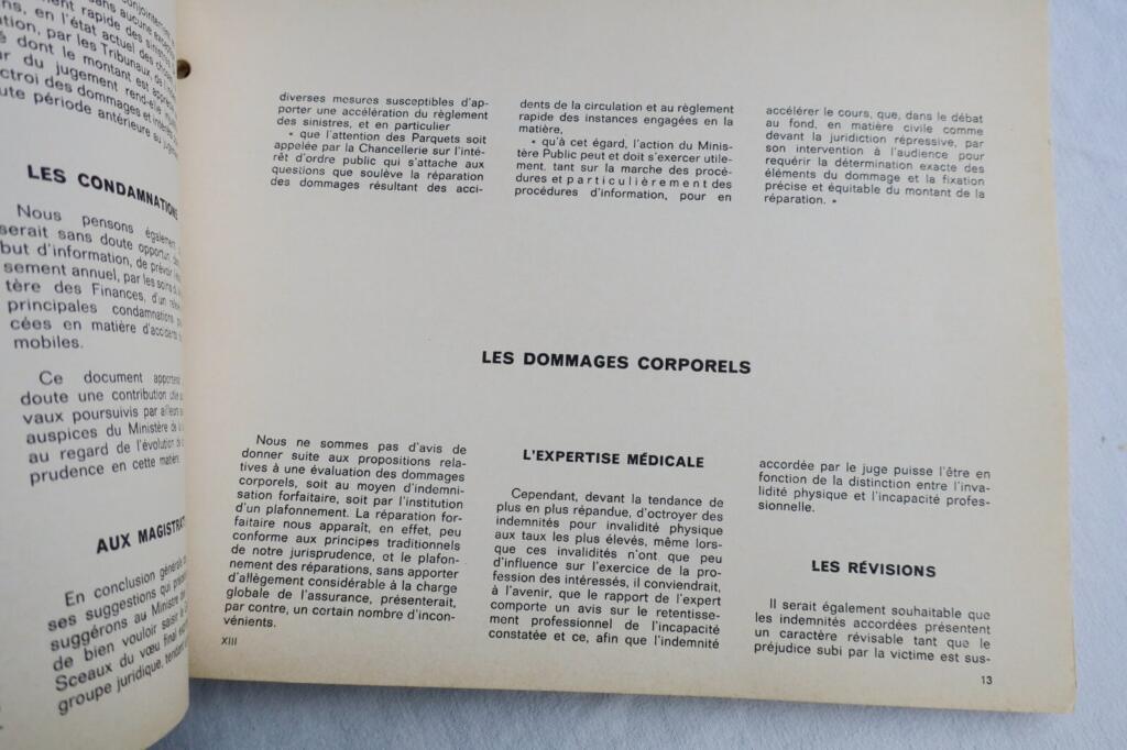 ASSURANCES TECHNIQUES DE L&rsquo;EXPERTISE AUTOMOBILE 1966 SIMCA 1300-1500