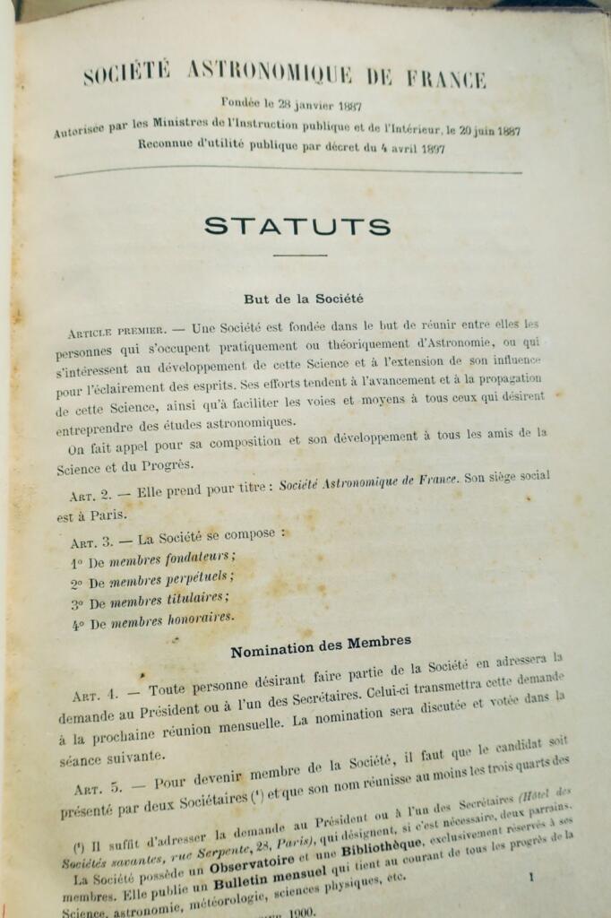 Französische Astronomie Monatszeitschrift 1900