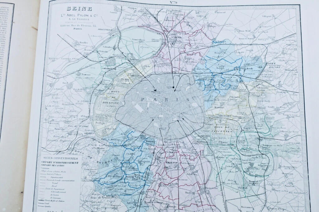 Umfassender Atlas von Frankreich und Kolonien