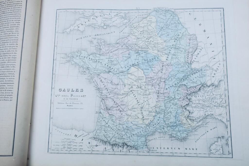 Umfassender Atlas von Frankreich und Kolonien