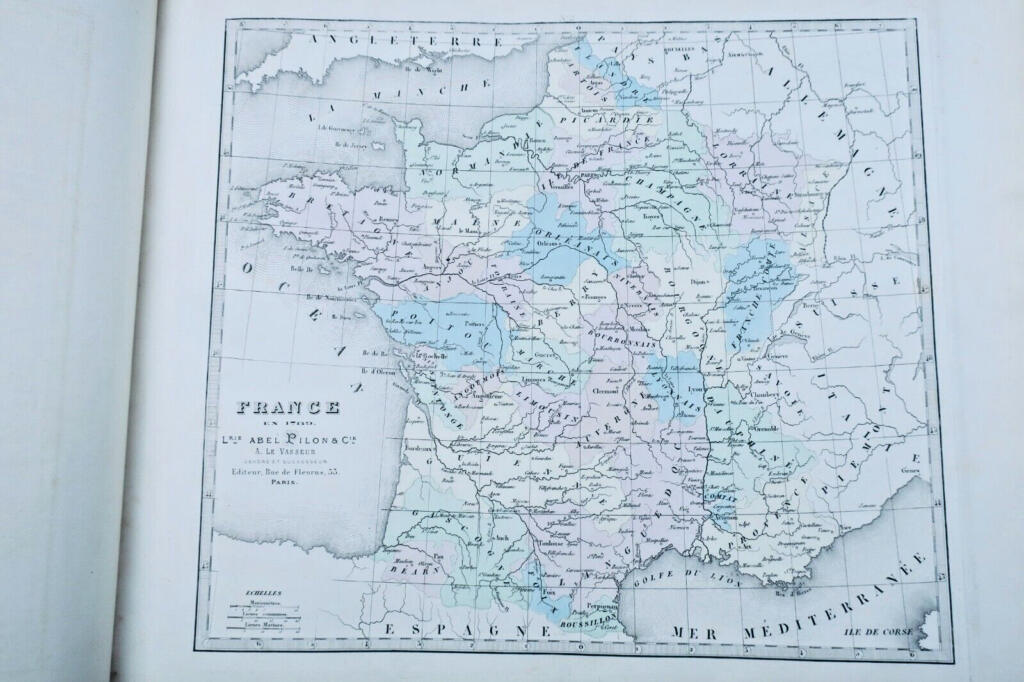 Umfassender Atlas von Frankreich und Kolonien