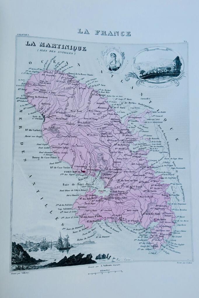 Historical Atlas of France and Colonies, 1871