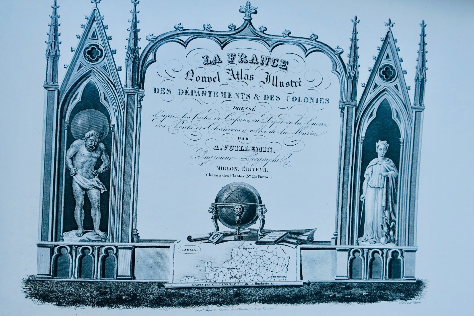 Historischer Atlas von Frankreich und Kolonien, 1871 - Image 11