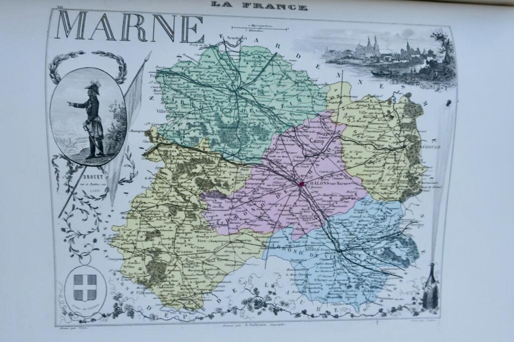 Historical Atlas of France and Colonies, 1871