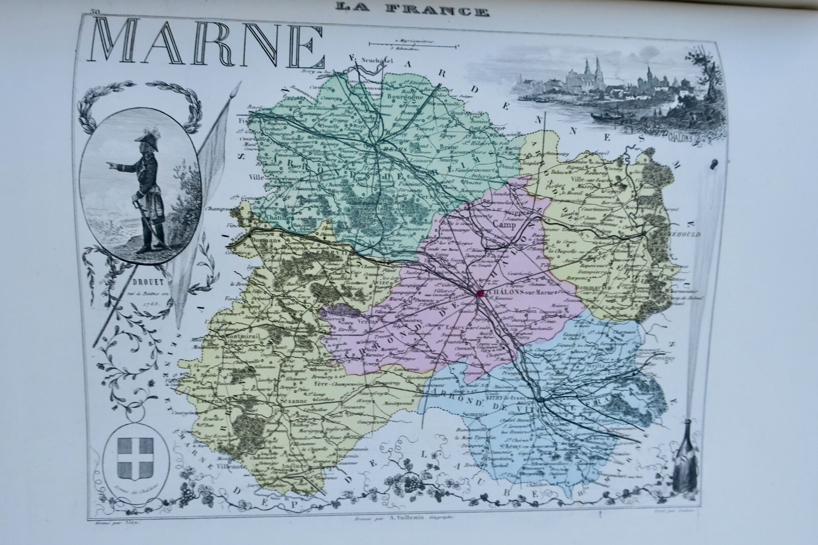 Historischer Atlas von Frankreich und Kolonien, 1871 - Image 12