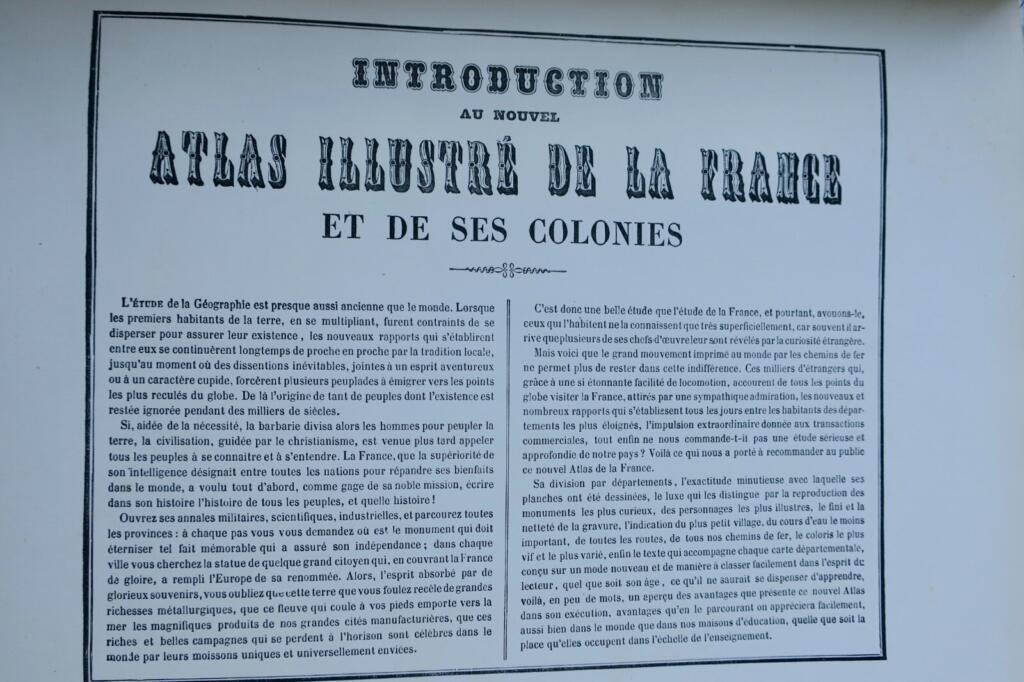 Historical Atlas of France and Colonies, 1871