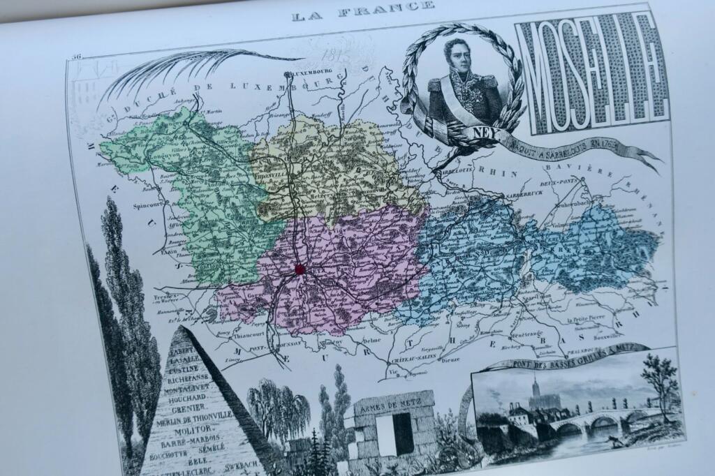 Historical Atlas of France and Colonies, 1871