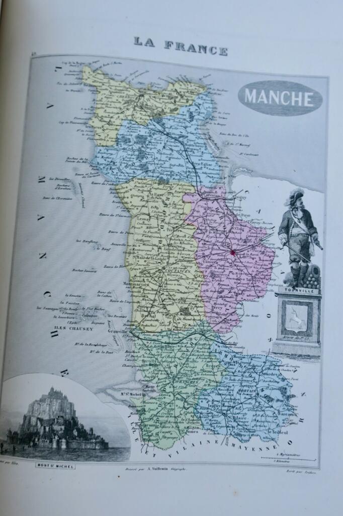 Historical Atlas of France and Colonies, 1871