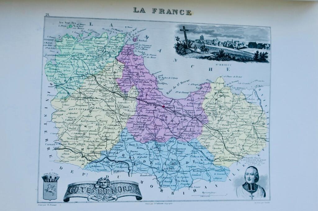 Historical Atlas of France and Colonies, 1871