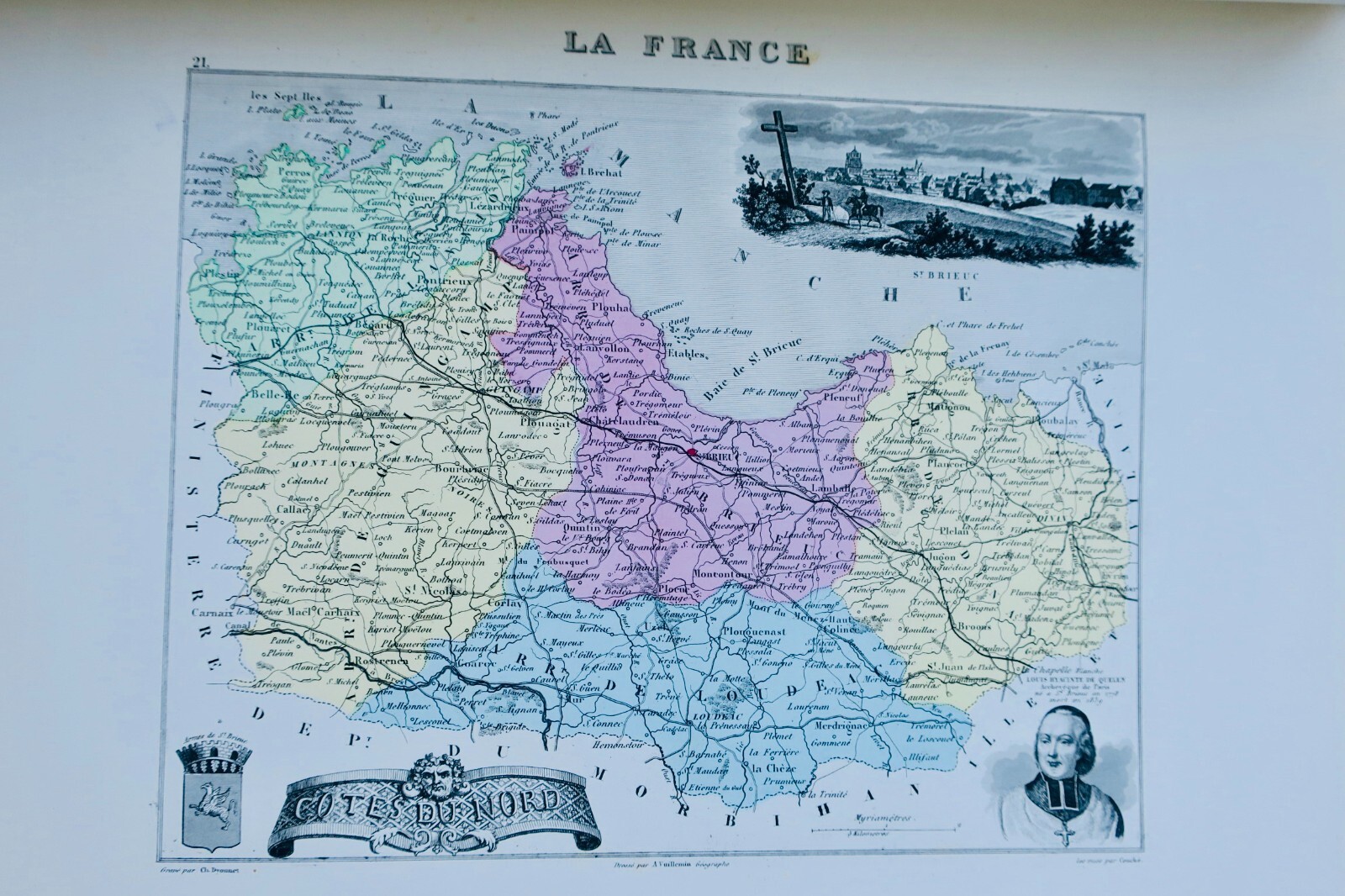 Historischer Atlas von Frankreich und Kolonien, 1871 - Image 4