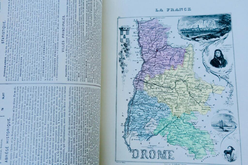 Historical Atlas of France and Colonies, 1871