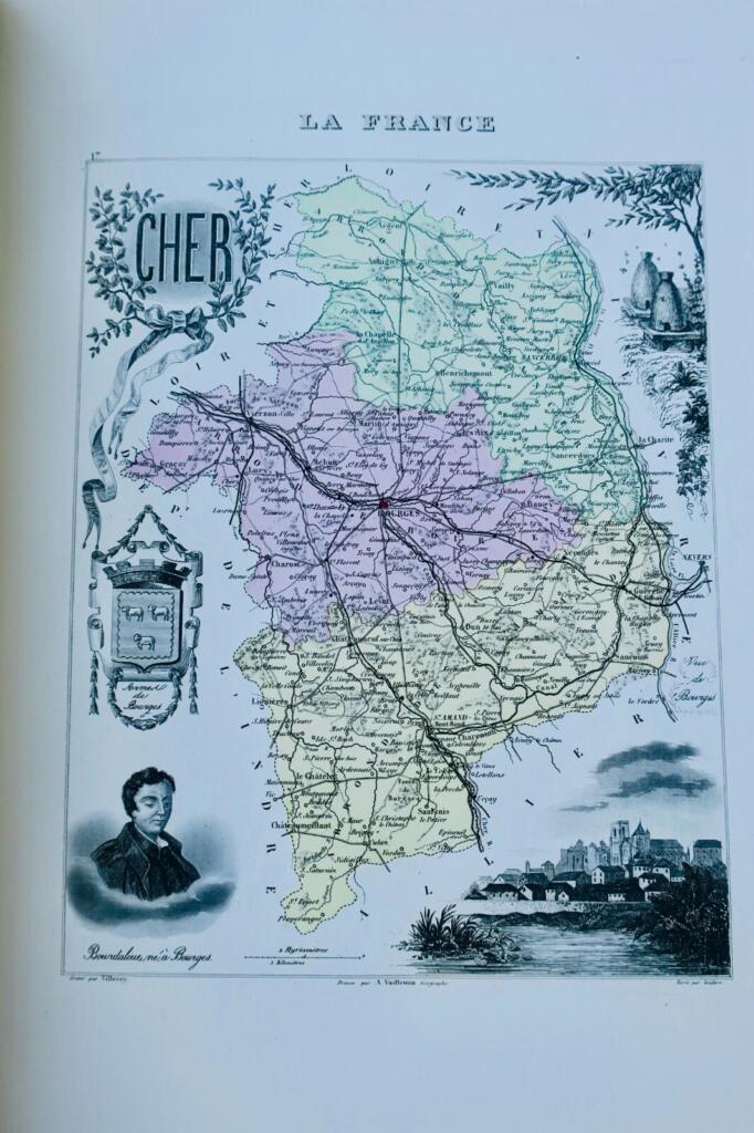 Historical Atlas of France and Colonies, 1871