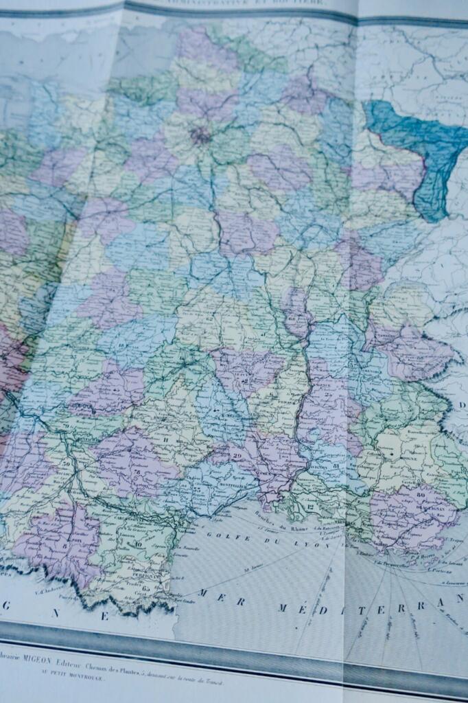 Historical Atlas of France and Colonies, 1871