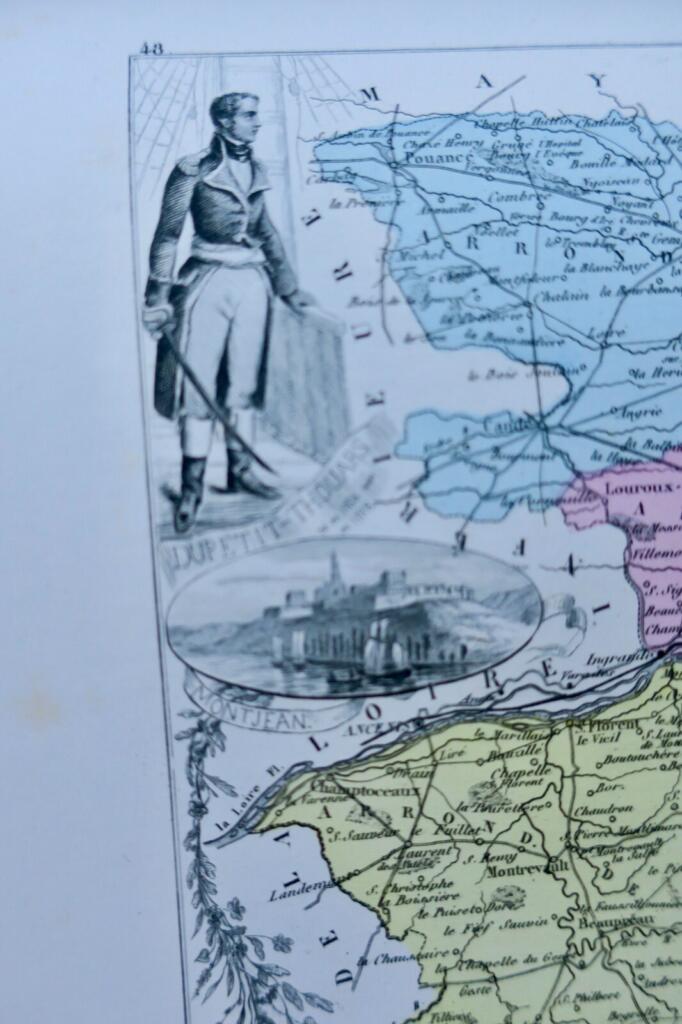 Historical Atlas of France and Colonies, 1871