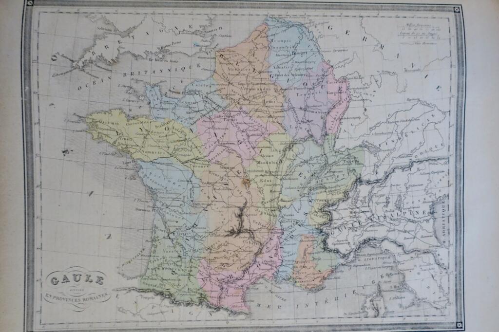 125幅彩色地图的法国综合地图集
