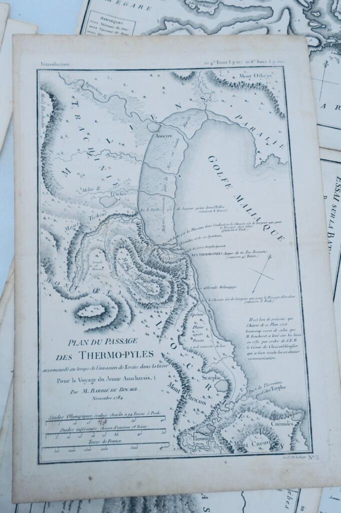 ATLAS Voyage du Jeune Anacharsis en Grèce 1789