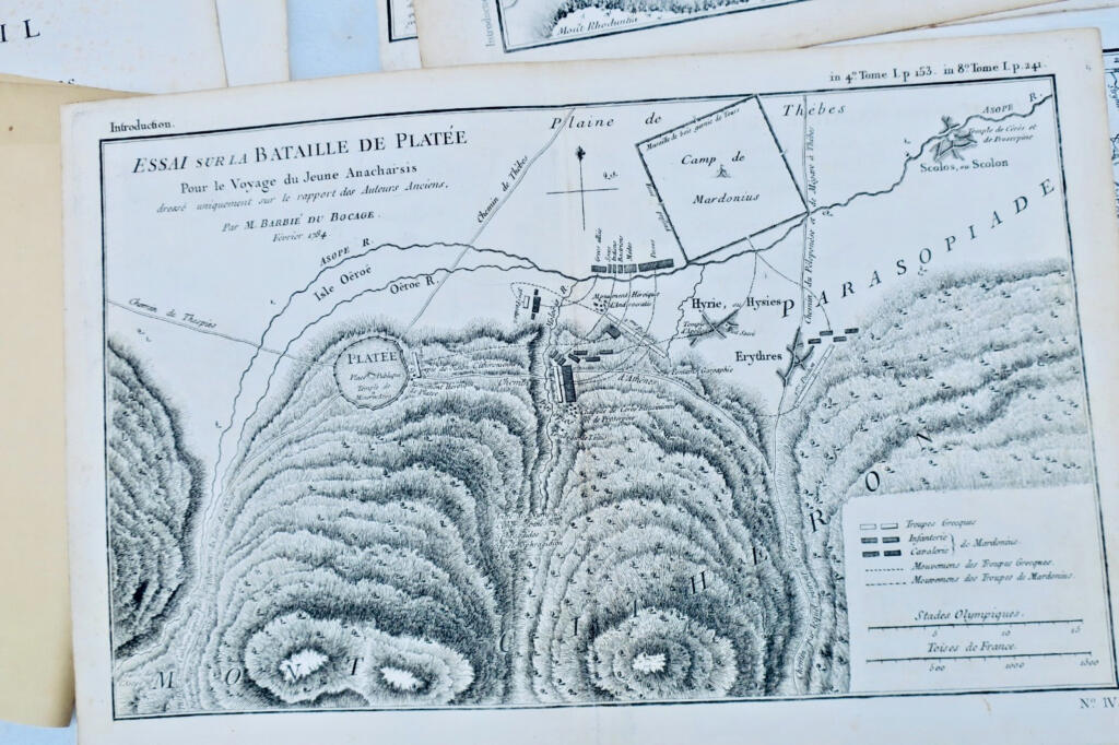 ATLAS Voyage du Jeune Anacharsis en Grèce 1789
