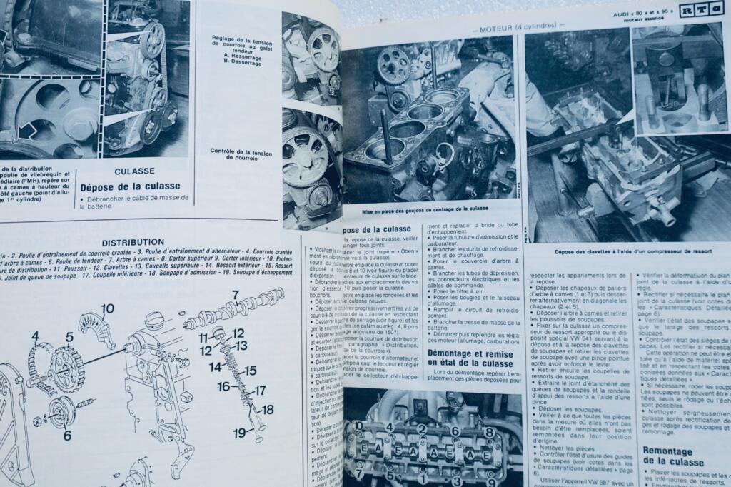 Technical service manual for AUDI 80 & 90