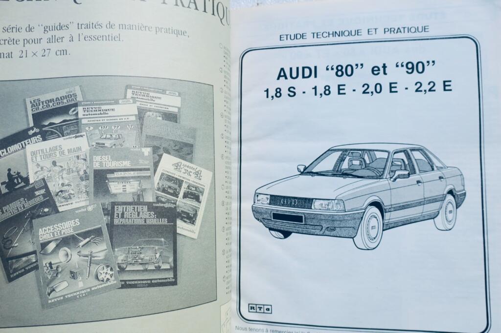 Technical service manual for AUDI 80 & 90