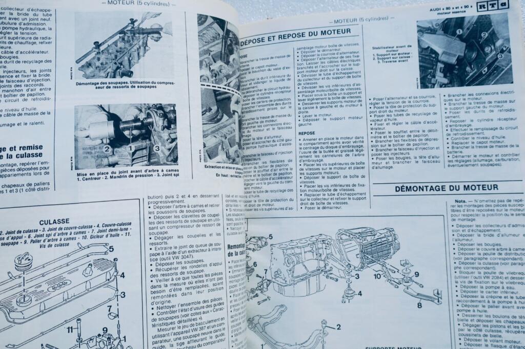 Technical service manual for AUDI 80 & 90