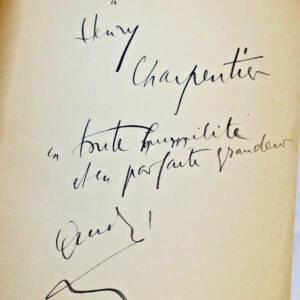 AUDIBERTI Jacques Race des hommes + dédicace