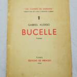 Bucelle: Rare 1934 Tunisian poetry collection