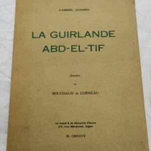 Audisio la guirlande Abd-el-Tif 1927