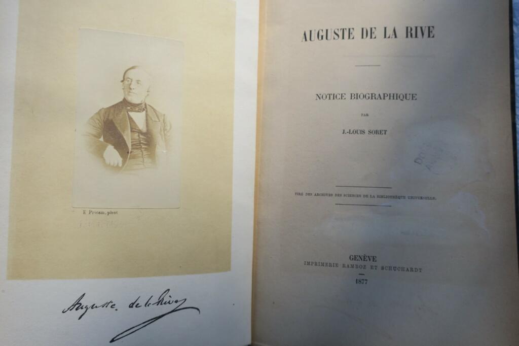 Auguste de La Rive. Notice biographique