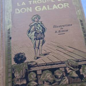 AURY Victorien. La Troupe de Don Galaor.. Illustration Birch