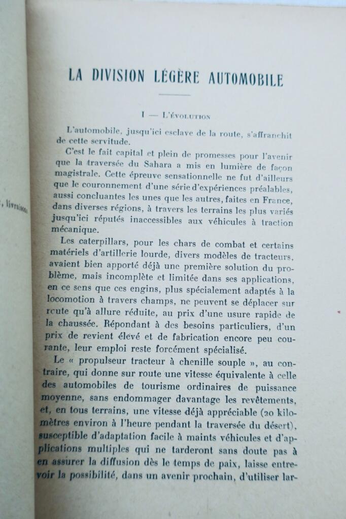 auto général Boullaire die leichte Kraftfahrzeugdivision 1924
