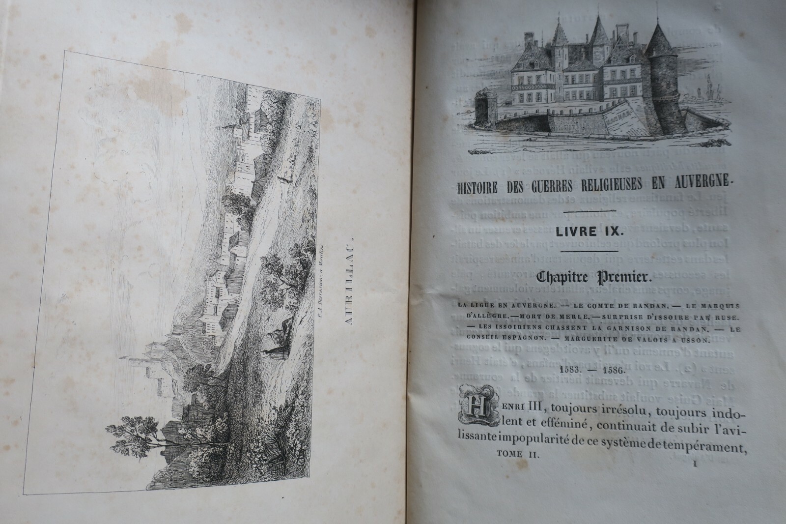 AUVERGNE HISTOIRE DES GUERRES RELIGIEUSES EN AUVERGNE PENDANT LES XVIe & XVIIe – Image 8