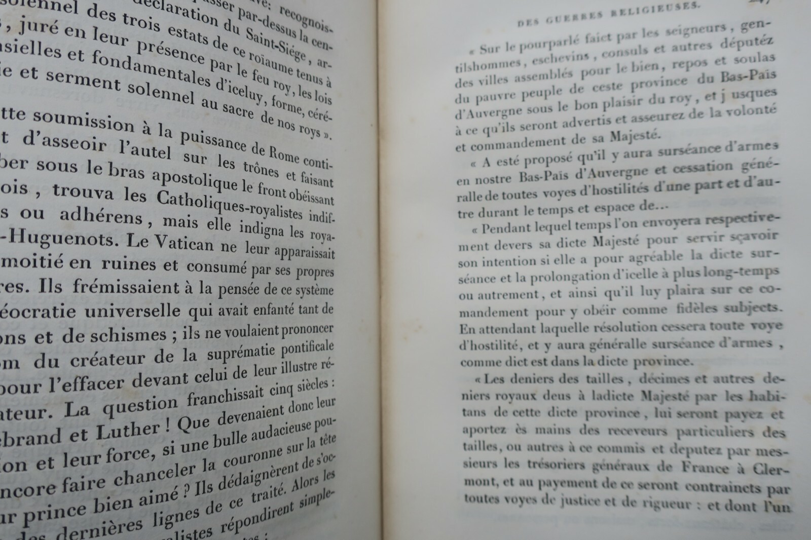 AUVERGNE HISTOIRE DES GUERRES RELIGIEUSES EN AUVERGNE PENDANT LES XVIe & XVIIe – Image 7