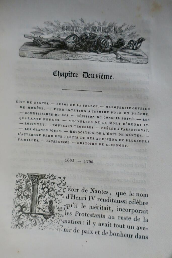 AUVERGNE HISTOIRE DES GUERRES RELIGIEUSES EN AUVERGNE PENDANT LES XVIe & XVIIe