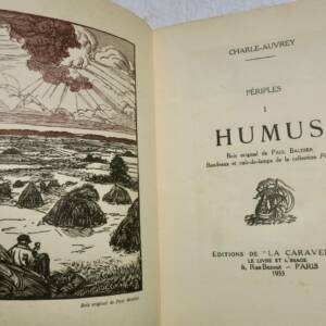 AUVREY CHARLE. PERIPLES 1: HUMUS. LA CARAVELLE + dédicace