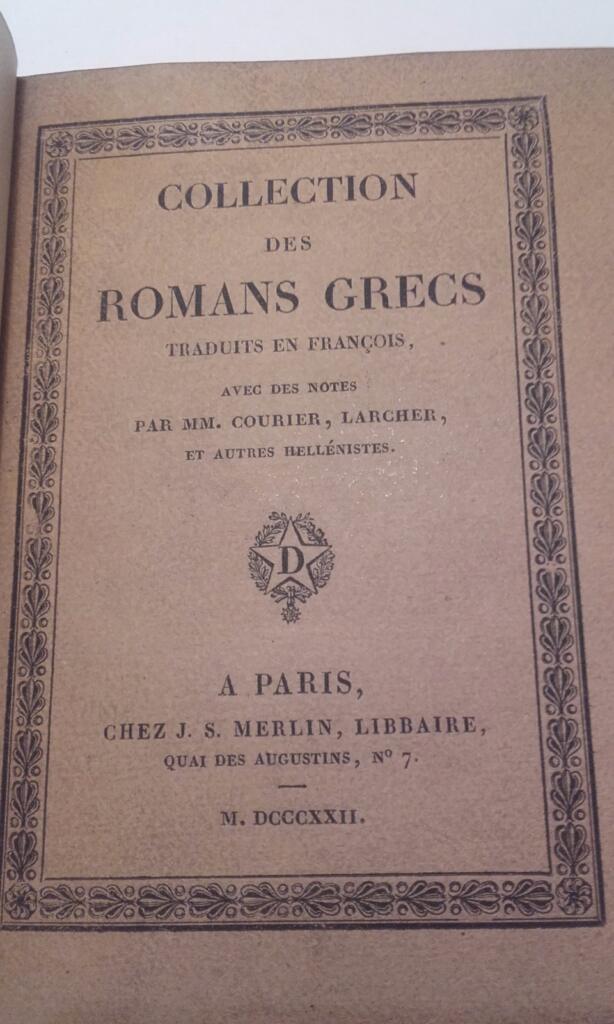 Aventures de Hysminé et Hysminias 1828 mini
