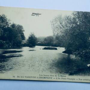 Avion - de la varenne à champigny l'ile pisse-vinaigne 1914