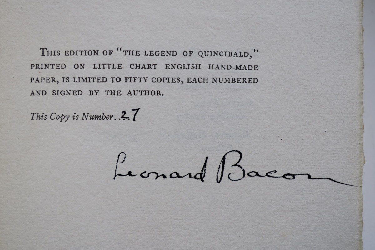 Quincibald’s Legend by Leonard Bacon - Image 3