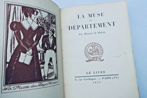 BALZAC illu- FALKÉ, Pierre La muse du département BENDA