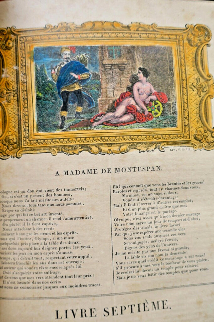 バルザック、ラ・フォンテーヌ、デヴェリアによる30点の挿絵入り、1826年