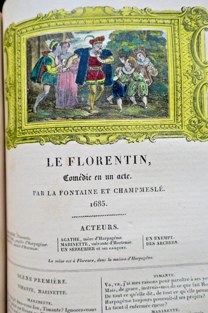 バルザック、ラ・フォンテーヌ、デヴェリアによる30点の挿絵入り、1826年