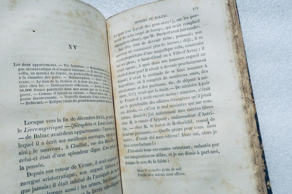 Intimes Porträt von BALZAC
