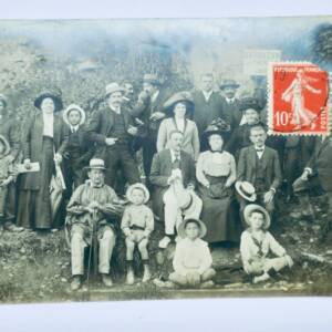 BARBAZAN aux Thermes CARTE-PHOTO 1911