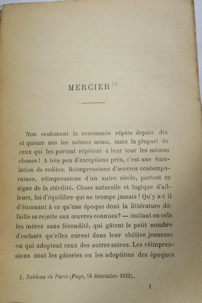Barbey d'Aurevilly: Women & Moralists