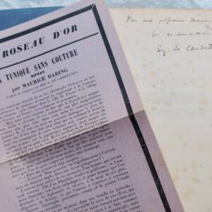 BARING (Maurice). La Tunique sans couture + dédicace